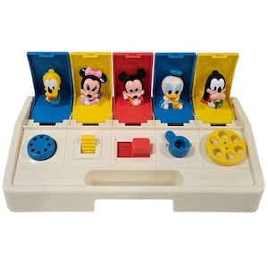 Vintage 1984 Playskool Disney Characters Poppin Pals