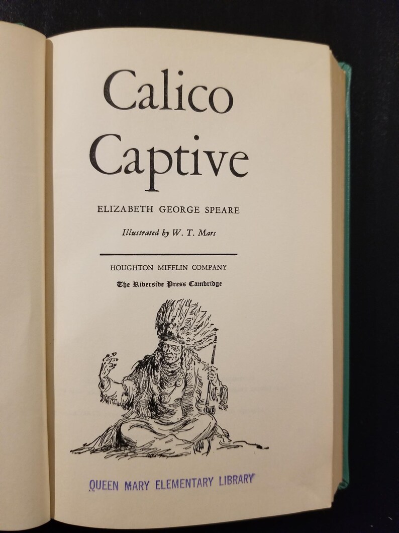 Calico Captive Vintage Book Etsy