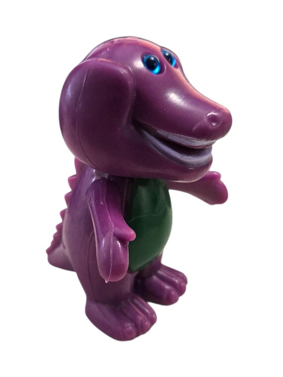 Vintage 1990's Barney the Dinosaur Figure Toy / Cake Toppers - Etsy