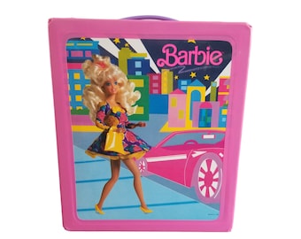 Vintage 1980's Mattel Barbie Doll Trunk Carrying Case