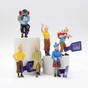 タンタンの冒険旅行　レジンフィギュア　TINTIN&Y タンタンの冒険旅行」金属製フィギュア タンタンの冒険旅行 レジン