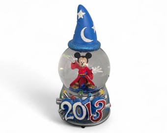 Disneyland Micky Maus Zauberer Fantasia Mini Schneekugel - 14 cm groß