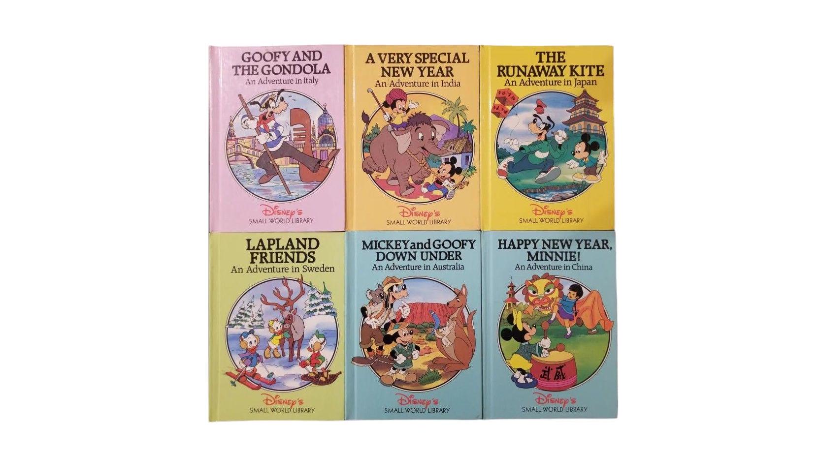 Disney's Small World Library Children's Books (lot of 6