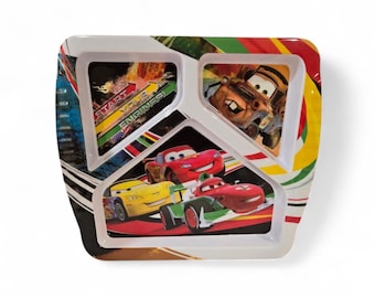Disney Pixar Lightning Mcqueen Plate – Cars Movie - Etsy