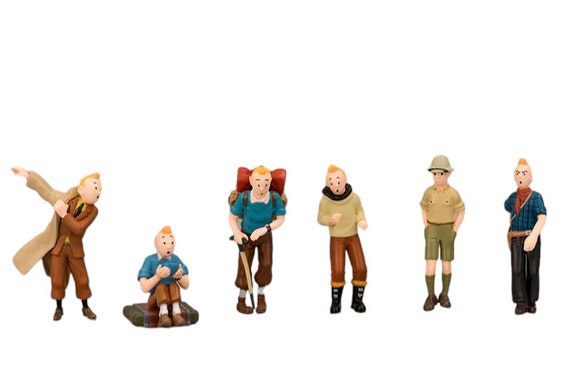 The Adventures of Tintin Figurines - Etsy