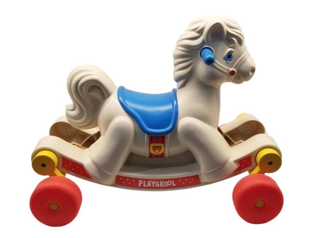 Vintage 1980’s Playskool Rock & Ride Pony Ride-on Toy - Etsy