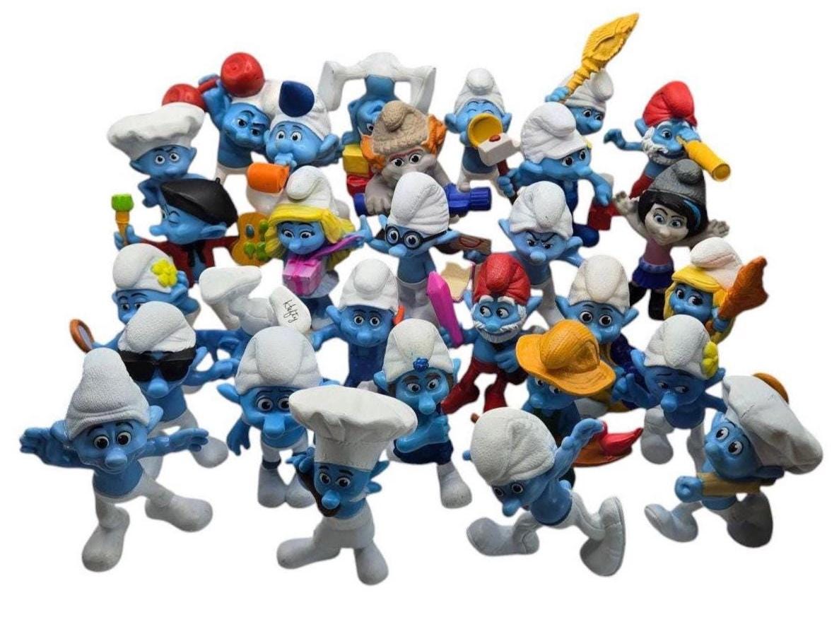 Vanity smurf figure - Etsy 日本