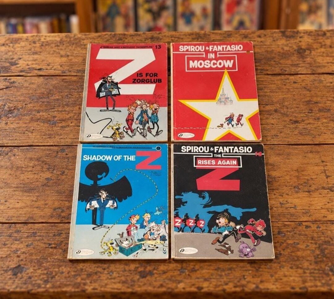Spirou Album 3冊セット Spirou & Fantasio Comic Books - Etsy