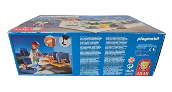 Playmobil Vet Operating Room Set #4346 – Complete With Original