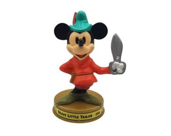 2002 Brave Little Tailor Micky Maus Figur Cake Topper Disney