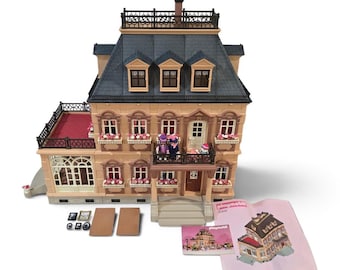 Vintage 1990s Playmobil Victorian Mansion Doll's House Set #5300