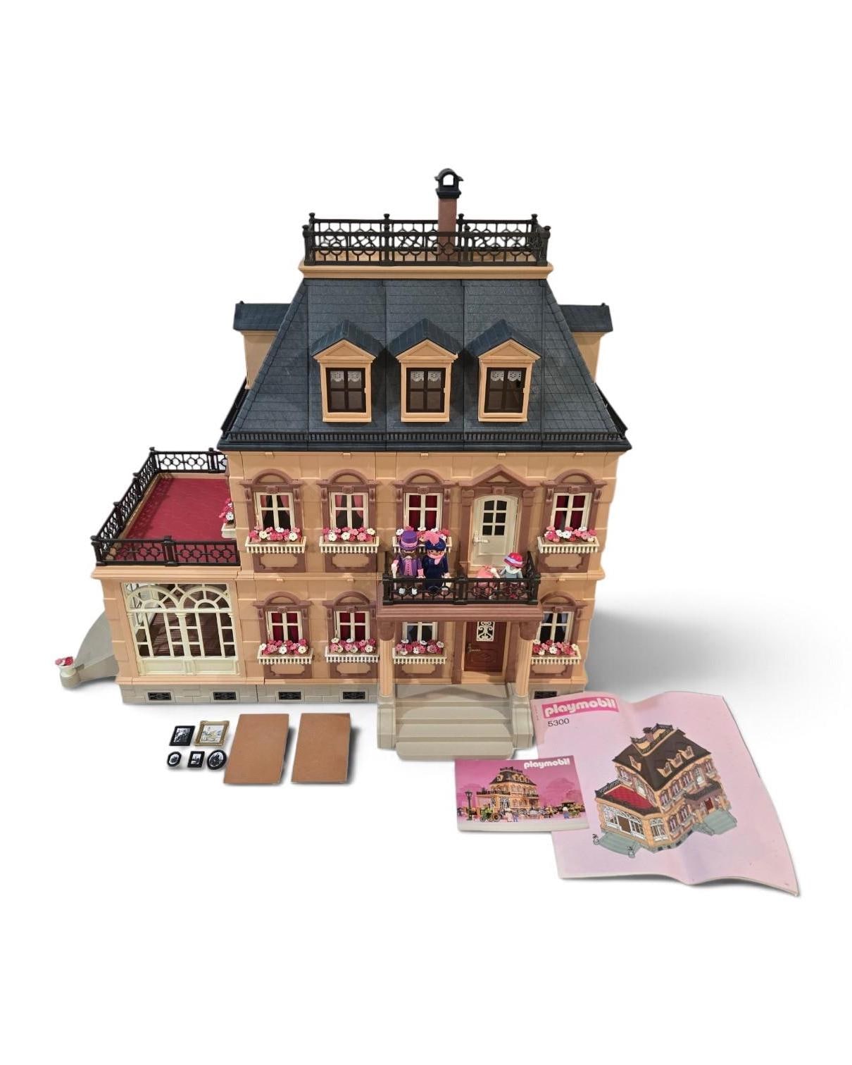 廃盤 Playmobil 5316 ミニチュア　書斎　ドールハウス Vintage 1990s Playmobil Victorian Mansion Doll's House Set #5300