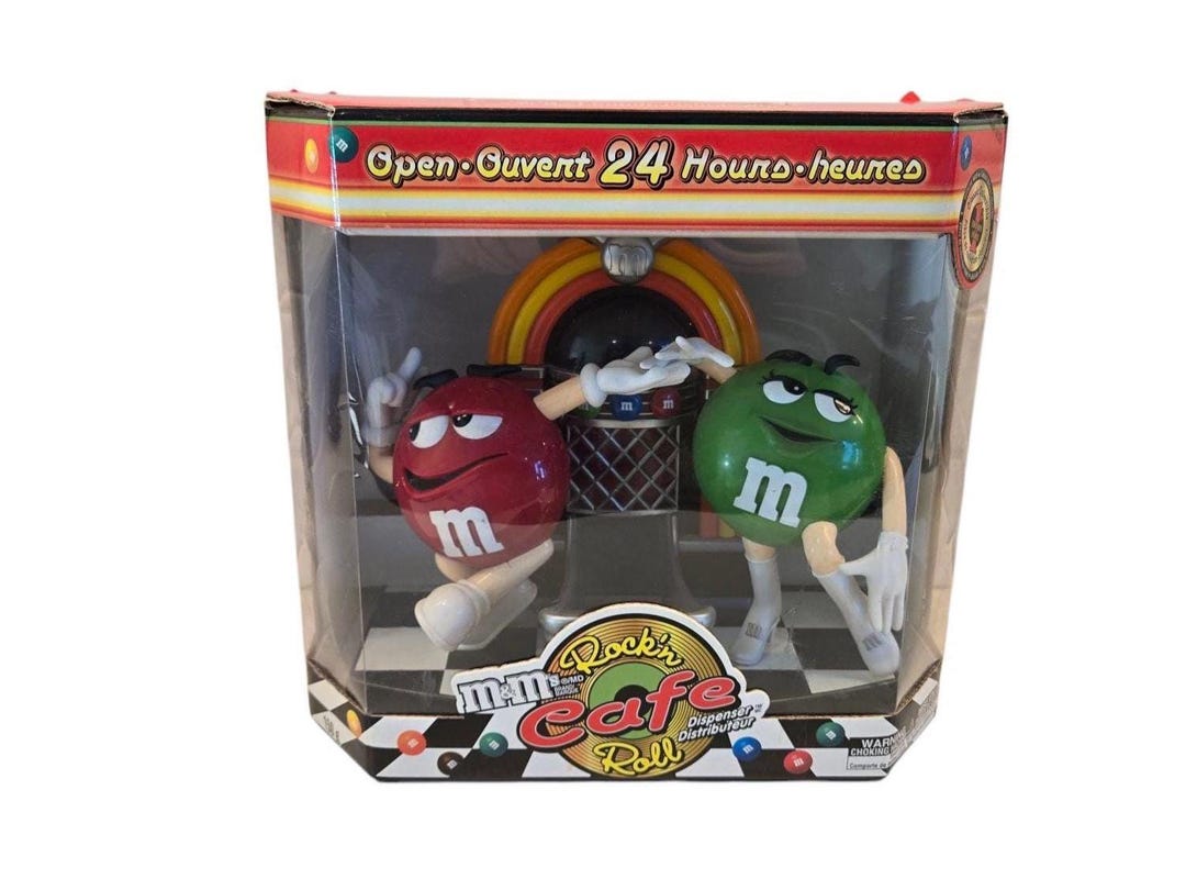 Mms Rocks M&m's Rock’n Roll Café Jukebox Dispenser – Limited Edition Collectible ...