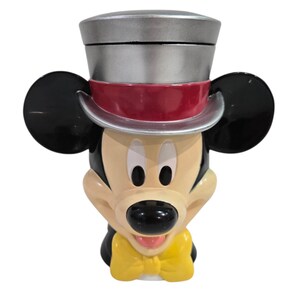 Vintage 1990’s Disney On Ice Mickey Mouse Mugs / Cups with Flip Cover Lid – 2 Colors To Choose From image 10