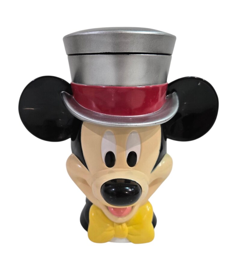 Vintage 1990’s Disney On Ice Mickey Mouse Mugs / Cups with Flip Cover Lid – 2 Colors To Choose From image 10