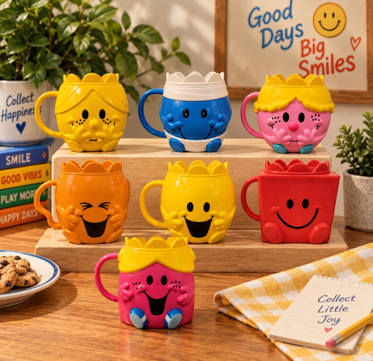 Mr. Men & Little Miss Children's Cups/mugs – Mcdonald's Happy Meal