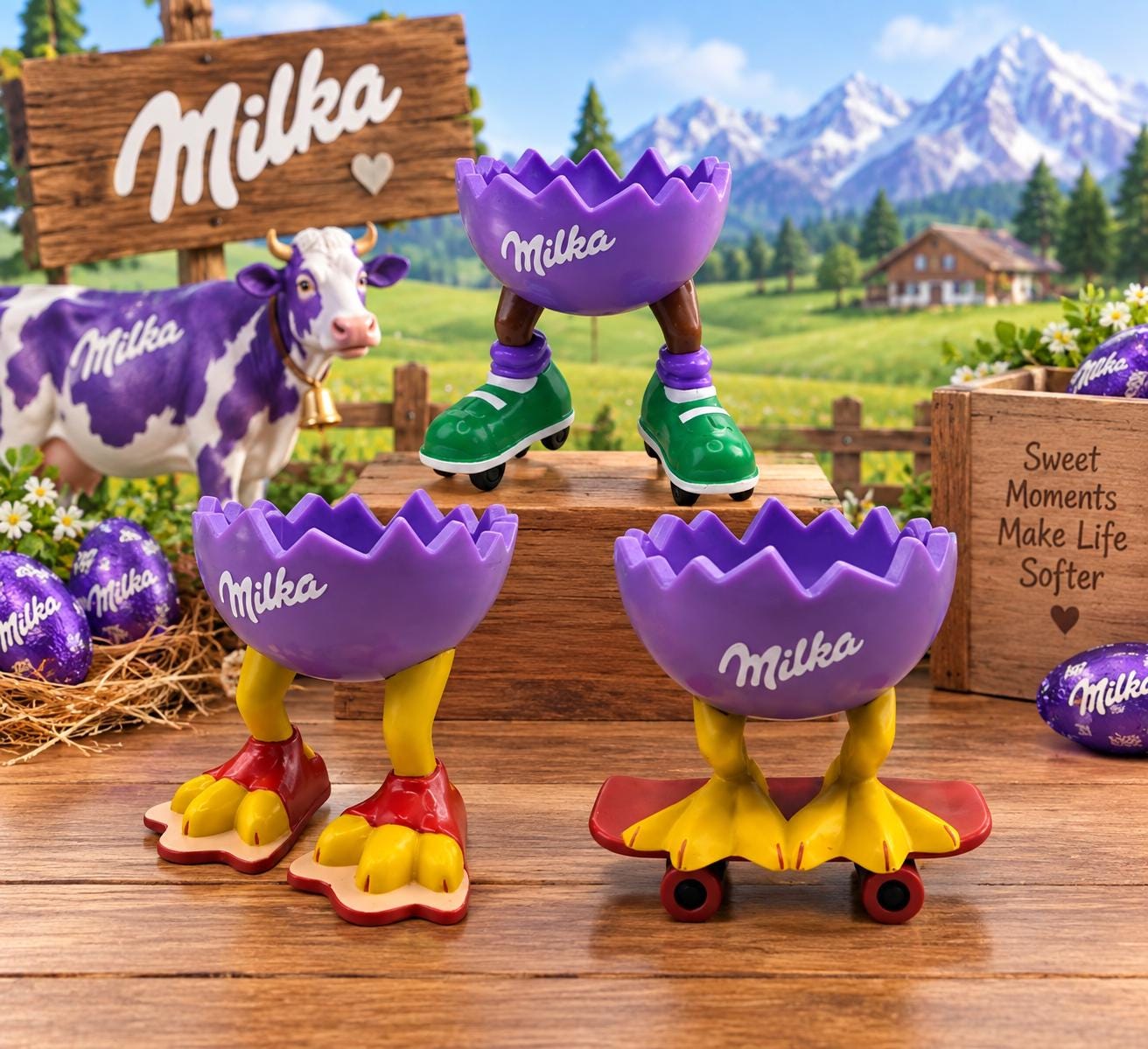 Ltd Edition Milka Oster Eierbecher