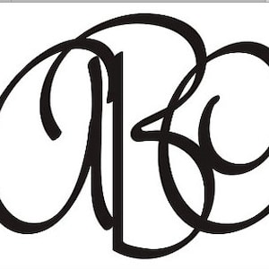 May include: A black and white monogram with the letters "A B E" in a stylized script font.