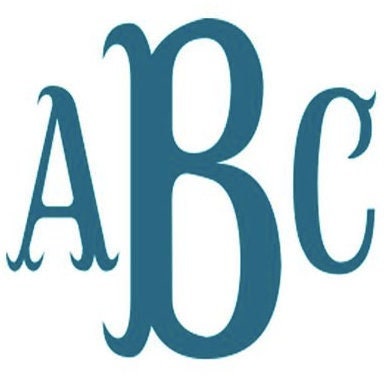 Fishhook Hunting Monogram Font SVG Studio 3 Silhouette cut file for cutting machines