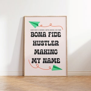 Paper Planes Print | Indie prints | Unframed Print | Song Lyrics Poster | British Indie Classic Poster | A5 A4 A3 A2 A1