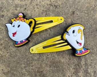 Mrs. Potts & Chip Snap Hair Clips