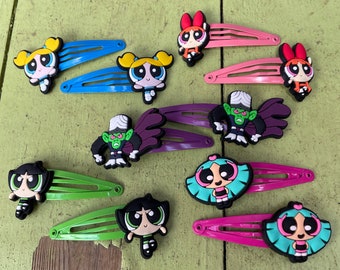 The Powerpuff Girls Snap Hair Clips