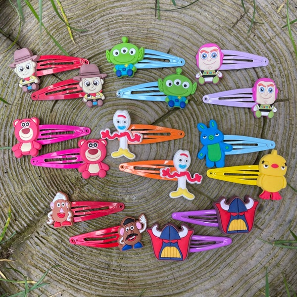 Toy Story Snap Hair Clips