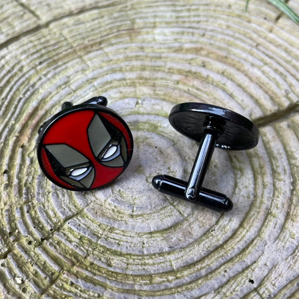 Deadpool Metal Cufflinks