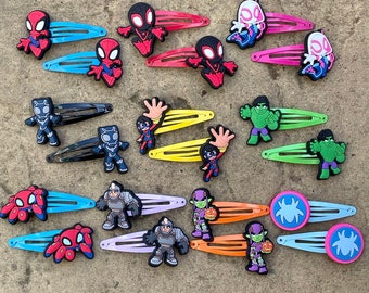 Spidey and His Amazing Friends Snap Hair Clips