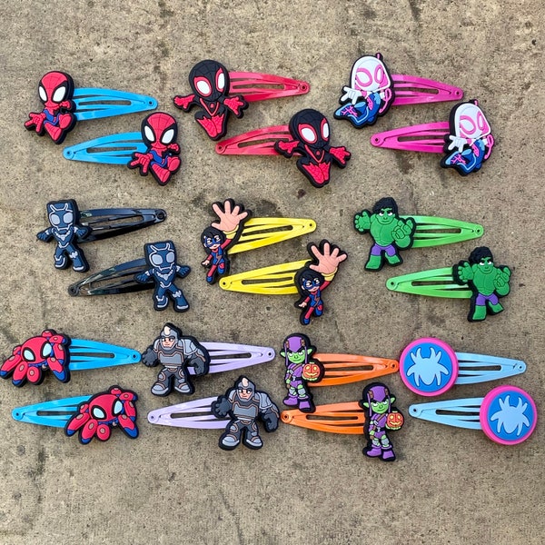 Spidey and His Amazing Friends Snap Hair Clips