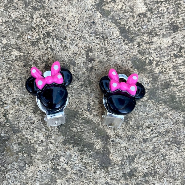 Minnie Mouse Clip-On Earrings