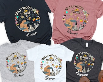 Custom Hollywood Studios Shirt, Disney Hollywood Studios T-Shirt, Disneyland Shirt, Hollywood Studio Family Trip Shirt, Disney Toy Story Tee