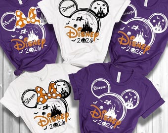 Custom Disney Halloween 2026 Family Matching Shirt, Disney Family Halloween Trip Shirts, Halloween 2026 Shirt, Disneyland Halloween Shirts