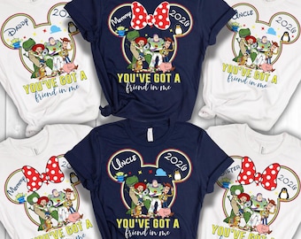 Disney Hollywood Studios 2026 Toy Story Family Matching Tee, Buzz Lightyear and Woody Shirt, You’ve Got a Friend in Me Shirt, Disney Shirts