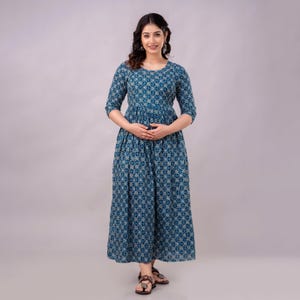 feeding maxi dress Premium Feeding Maxi Dress India Pimpomfashion.in