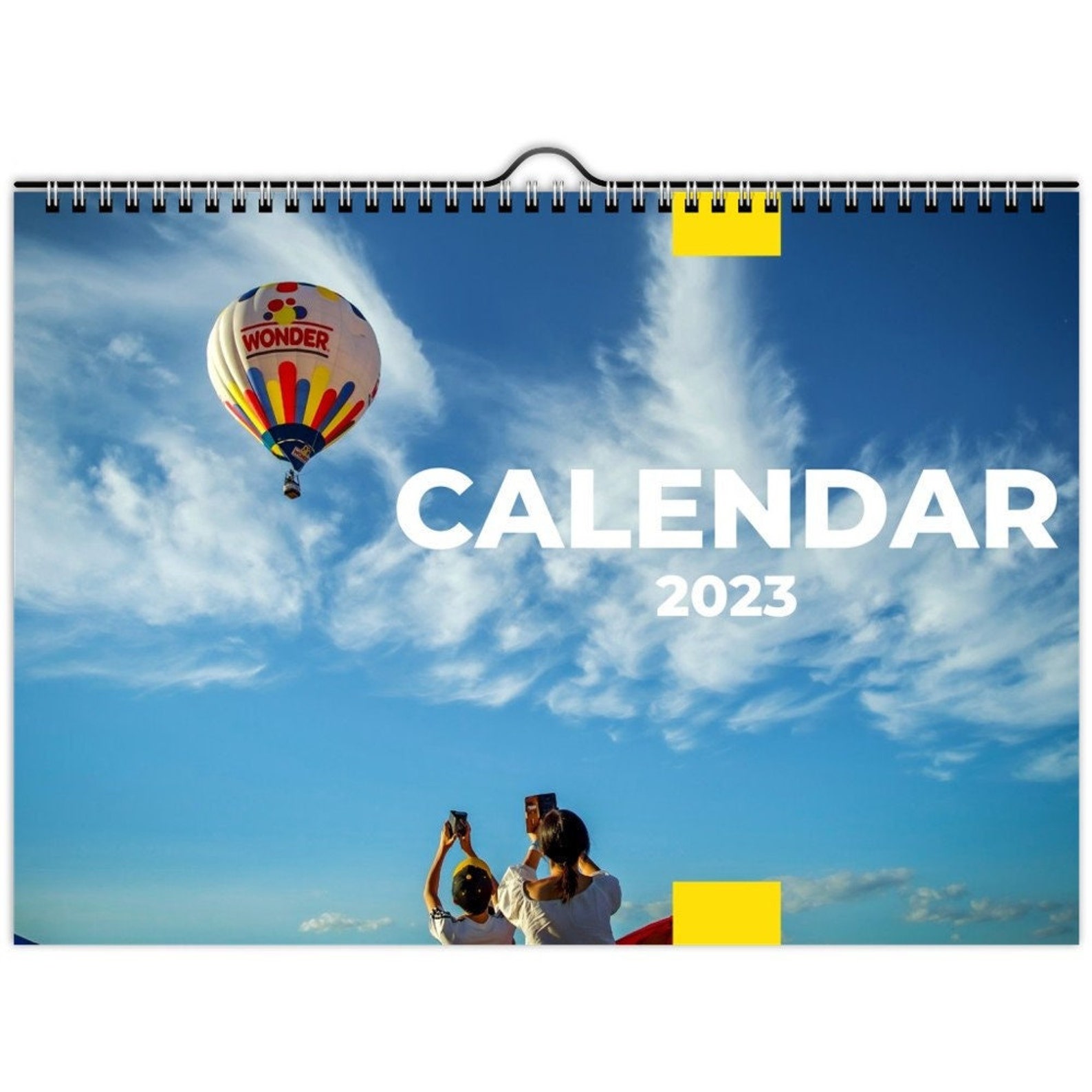 2023 Calendar Photography Hot Air Balloon A4 Etsy