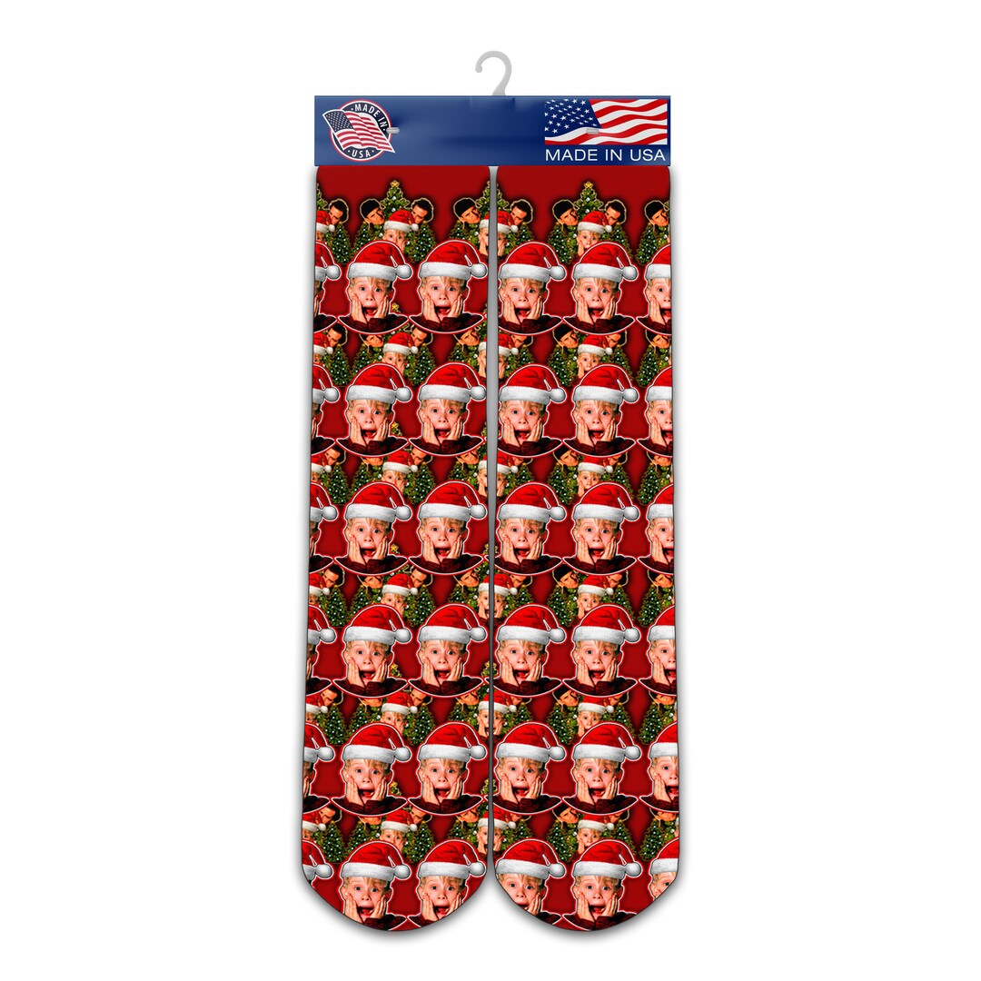 Home Alone Socks Custom Celebrity Gift Home Alone Fan Socks Etsy