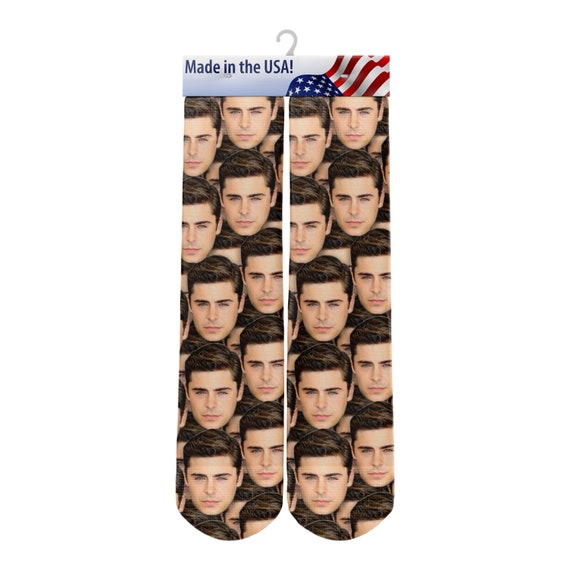 Zac Efron Socks Etsy
