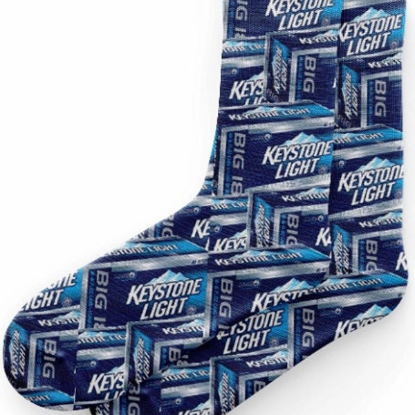 Keystone Light Socks - Keystone Socks - Beer Design Socks