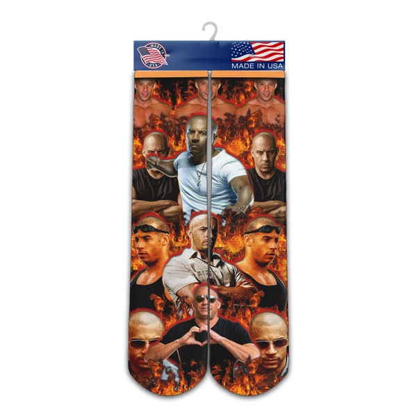 Vin Diesel Socks - Custom Socks - Vin Diesel Fan Socks