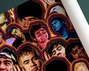 Calum Hood Wrapping Paper - Custom Wrapping Paper - Calum Hood Gift Wrap