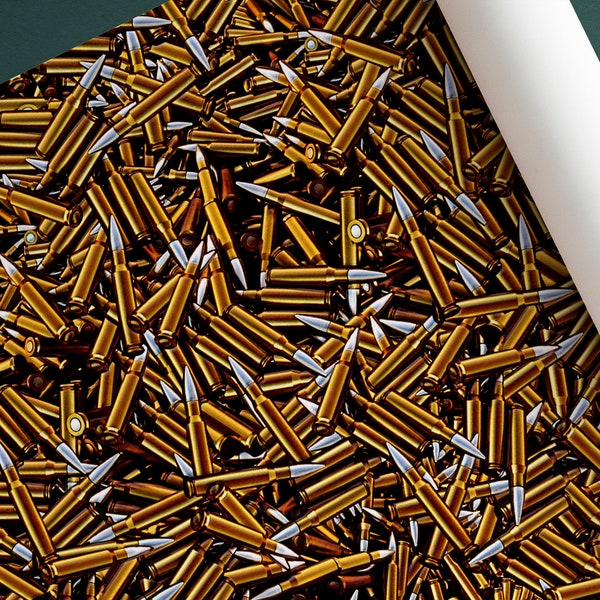 Bullets Wrapping Paper- Custom Wrapping Paper- Bullets Gift Wrap