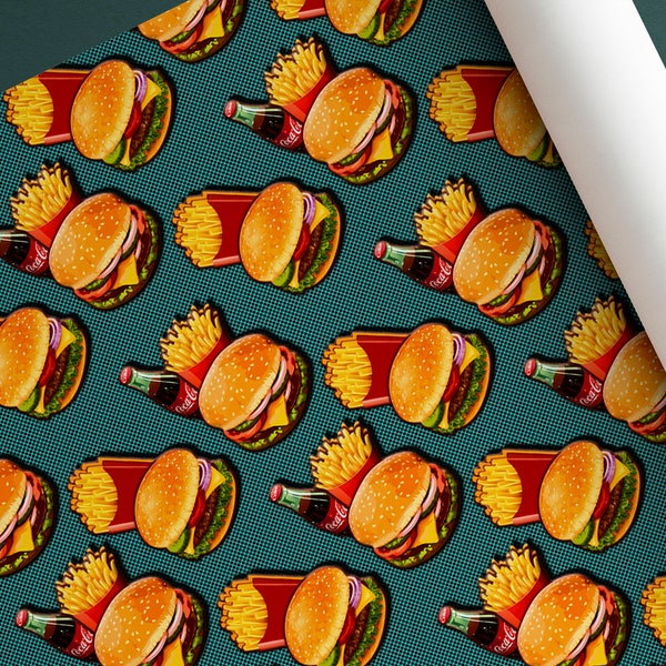 Mcdonalds Wrapping Paper Etsy