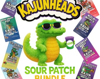 The Sour Patch Bundle - Kajun Loaded Tea -  Caffeinated Energy Beverage with Green Tea