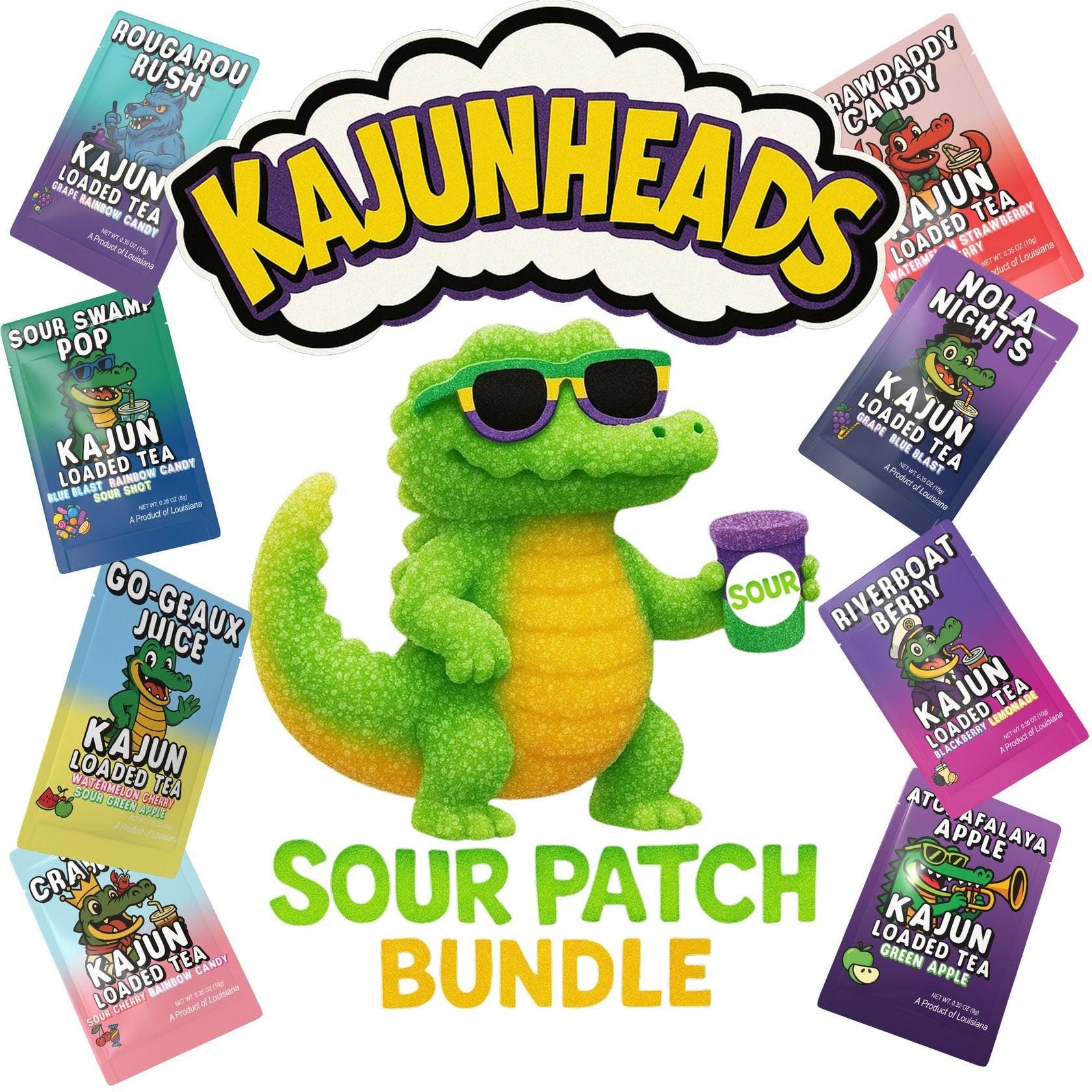 The Sour Patch Bundle - Kajun Loaded Tea - Caffeinated Energy