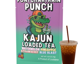 Kajun Loaded Tea – Pontchartrain Punch, 5 Pack Herbal Energy