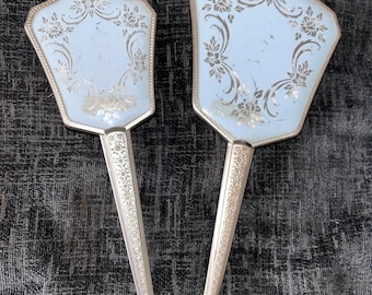 Vintage brush and mirror set dressing table vanity set