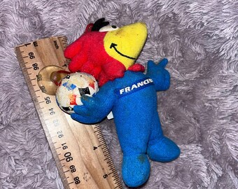 Cockerel Fifa World Cup Soccer 1998 France Mascot Plush Toy Doll