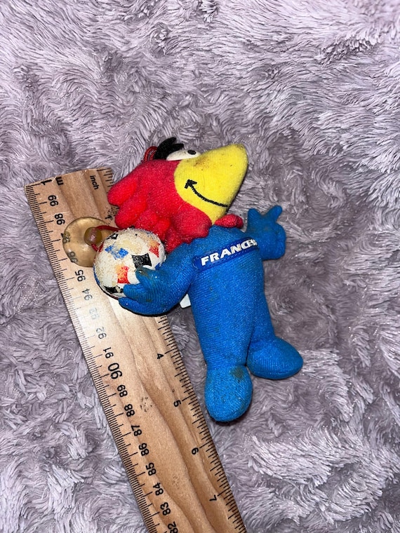 Cockerel Fifa World Cup Soccer 1998 France Mascot Plush Toy Doll