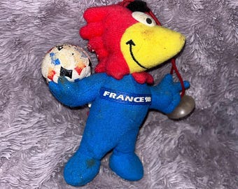 Cockerel Fifa World Cup Soccer 1998 France Mascot Plush Toy Doll